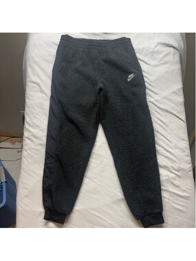 Nike Sportswear Club Fleece Winterized Sherpa Joggers Sweatpants Black XL